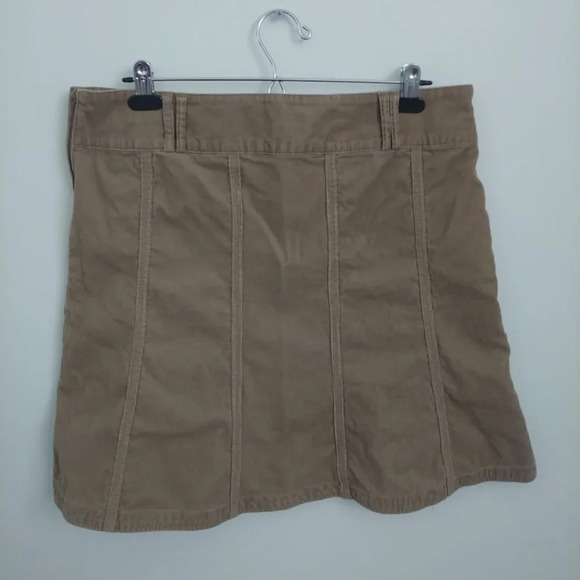 Smart Set Tan Corduroy Skirt, A-Line, 13 - Picture 4 of 5